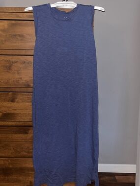 Universal Thread Blue Crewneck Maxi Dress